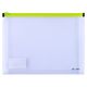 Mapa plastic, cu burduf, A5, transparent, DELI-[2]