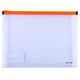 Mapa plastic, cu burduf, A5, transparent, DELI-[3]