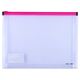 Mapa plastic, cu burduf, A5, transparent, DELI-[4]
