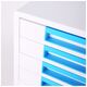 Suport cu sertare, plastic, cu 5 sertare, bleu, DELI Rio, Culoare: Bleu-[3]
