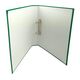 Caiet mecanic A4, 2 inele, 25 mm, carton, cu buzunar, verde, STANDARD, Culoare: Verde-[3]