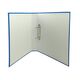 Caiet mecanic A4, 2 inele, 25 mm, cu buzunar, albastru, STANDARD, Culoare: Albastru-[2]