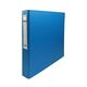 Caiet mecanic A4, 2 inele, 25 mm, cu buzunar, albastru, STANDARD, Culoare: Albastru-