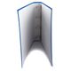 Caiet mecanic A4, 4 inele, 25 mm, carton, cu buzunar, albastru, Standard, Culoare: Albastru-[2]