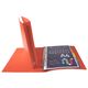 Caiet mecanic A4, 4 inele 30mm, coperti flexibile, rosu, EXACOMPTA, Culoare: Rosu-[2]