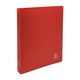 Caiet mecanic A4, 4 inele 30mm, coperti flexibile, rosu, EXACOMPTA, Culoare: Rosu-