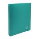 Caiet mecanic A4, 4 inele 30mm, coperti flexibile, verde, EXACOMPTA, Culoare: Verde-