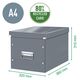 Cutie depozitare mare, 320x310x360 mm, carton, alb, LEITZ WOW Click&Store Cub, Culoare: Alb-[3]