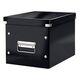Cutie depozitare medie, 260x240x260 mm, negru, LEITZ WOW Click&Store, Culoare: Negru-