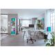 Cutie depozitare medie, 260x240x260 mm, turcoaz, LEITZ WOW Click&Store, Culoare: Turcoaz-[3]