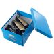 Cutie depozitare medie, 369x281x200 mm, carton, albastru, LEITZ Click&Store, Culoare: Albastru-[2]