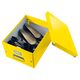 Cutie depozitare medie, 369x281x200 mm, carton, galben, LEITZ Click&Store, Culoare: Galben-[2]