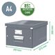 Cutie depozitare medie, 369x281x200 mm, carton, galben, LEITZ Click&Store, Culoare: Galben-[4]