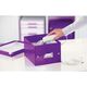 Cutie depozitare mica, 220x160x282 mm, mov, LEITZ WOW Click&Store, Culoare: Mov-[3]
