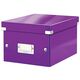 Cutie depozitare mica, 220x160x282 mm, mov, LEITZ WOW Click&Store, Culoare: Mov-