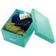 Cutie depozitare mica, 220x160x282 mm, turcoaz, LEITZ WOW Click&Store, Culoare: Turcoaz-[2]