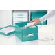 Cutie depozitare mica, 220x160x282 mm, turcoaz, LEITZ WOW Click&Store, Culoare: Turcoaz-[3]