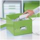 Cutie depozitare mica, 220x160x282 mm, verde, LEITZ WOW Click&Store, Culoare: Verde-[3]