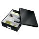 Cutie organizare medie, 280x100x370 mm, carton, negru, LEITZ WOW Click&Store, Culoare: Negru-[2]