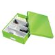 Cutie organizare medie, 280x100x370 mm, carton, verde, LEITZ WOW Click&Store, Culoare: Verde-[2]
