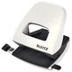 Perforator de birou, metalic, 30 coli, alb, LEITZ WOW 5008, Culoare: Alb-