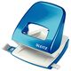 Perforator de birou, metalic, 30 coli, albastru, LEITZ WOW 5008, Culoare: Albastru-