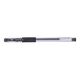 Roller cu gel, 0.5 mm, negru, DELI 6600, Culoare: Negru-