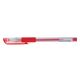 Roller cu gel, 0.5 mm, rosu, DELI 6600, Culoare: Rosu-