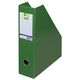 Suport reviste A4, carton plastifiat, verde, Q-CONNECT, Culoare: Verde-