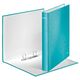 Caiet mecanic A4, 2 inele, 25mm, turcoaz, LEITZ WOW, Culoare: Turcoaz-[2]