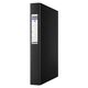 Caiet mecanic A4, 4 inele, 25mm, negru, DONAU, Culoare: Negru-