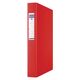 Caiet mecanic A4, 4 inele, 25mm, rosu, DONAU, Culoare: Rosu-