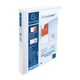 Caiet mecanic A4+, 4 inele, 30 mm, cu buzunar, alb, EXACOMPTA-