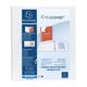 Caiet mecanic A4+, 4 inele, 40 mm, cu buzunar, alb, EXACOMPTA-[2]