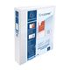 Caiet mecanic A4+, 4 inele, 40 mm, cu buzunar, alb, EXACOMPTA-