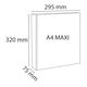 Caiet mecanic A4+, 4 inele, 50 mm, 2 buzunare, alb, EXACOMPTA-[3]