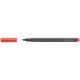 Liner 0.4 mm, rosu, Grip FABER-CASTELL, Culoare: Rosu-