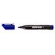 Marker permanent, varf rotund 3mm, albastru, KORES, Culoare: Albastru-