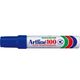Marker permanent, varf tesit 7-12 mm, albastru, ARTLINE 100, Culoare: Albastru-[2]