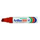 Marker permanent, varf tesit 7-12 mm, rosu, ARTLINE 100, Culoare: Rosu-