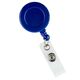 Snur retractabil pentru ecuson, albastru, 50 buc/set, Culoare: Albastru-[2]