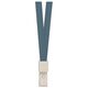 Snur textil pentru ecuson 1 cm, capsa plastic, albastru, 12 buc/set, DELI, Culoare: Albastru-[2]