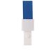 Snur textil pentru ecuson 1.5 cm, capsa plastic, 12 buc/set, albastru, DELI, Culoare: Albastru-[3]
