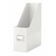 Suport vertical din carton laminat, cataloage, alb, LEITZ WOW, Culoare: Alb-
