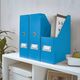 Suport vertical din carton laminat, cataloage, albastru, LEITZ WOW, Culoare: Albastru-[3]