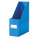 Suport vertical din carton laminat, cataloage, albastru, LEITZ WOW, Culoare: Albastru-
