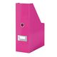 Suport vertical din carton laminat, cataloage, roz, LEITZ WOW, Culoare: Roz-[2]