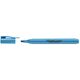 Textmarker, varf tesit 1-4 mm, albastru, FABER-CASTELL 38, Culoare: Albastru-