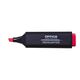 Textmarker, varf tesit 1-5 mm, rosu, OFFICE PRODUCTS, Culoare: Rosu-