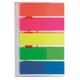 Index autoadeziv din plastic 12 x 45 mm, 5 culori x 25 file/culoare, KORES-[2]
